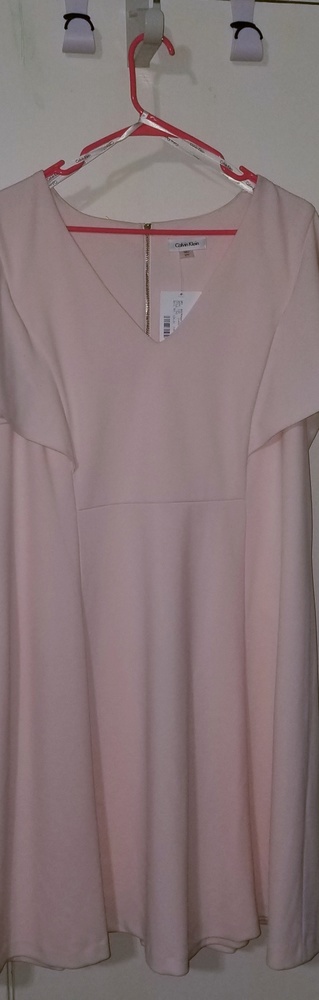 Pink Calvin Klein dress